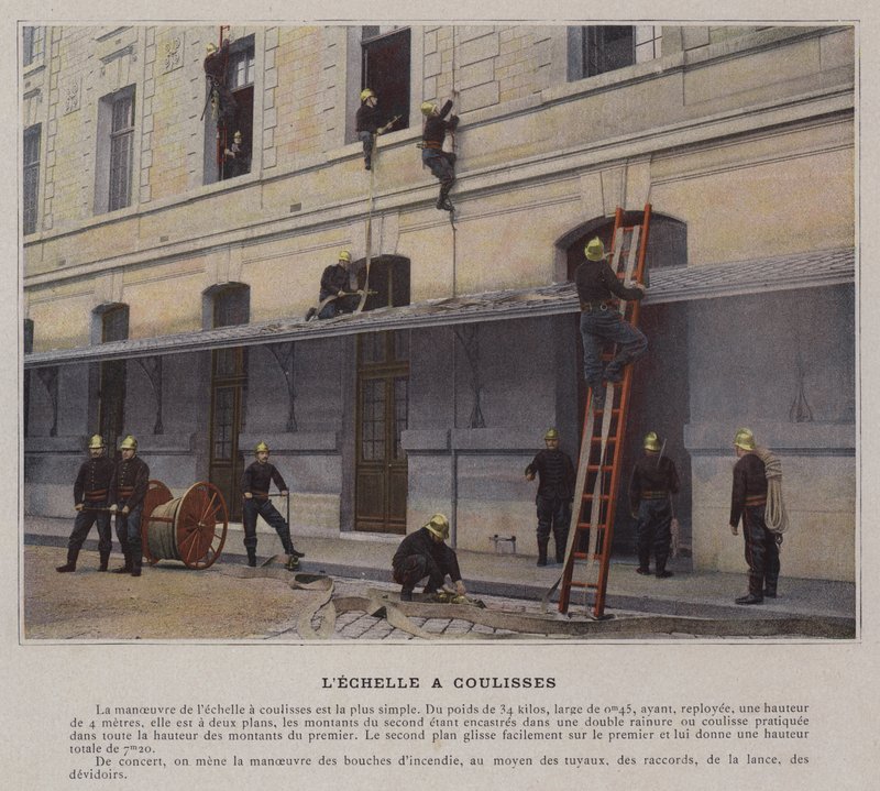 Stigen med lysbilder (farget bilde) av (after) French Photographer