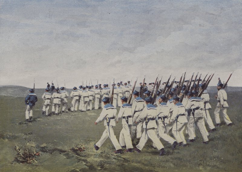 The Landing Company (farget bilde) av (after) French Photographer