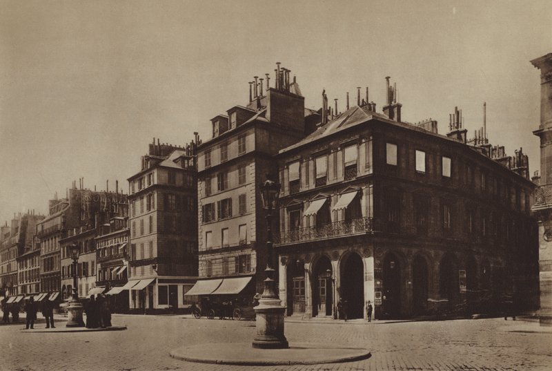 Den gamle Gare Saint-Lazare (s/hvitt bilde) av (after) French Photographer