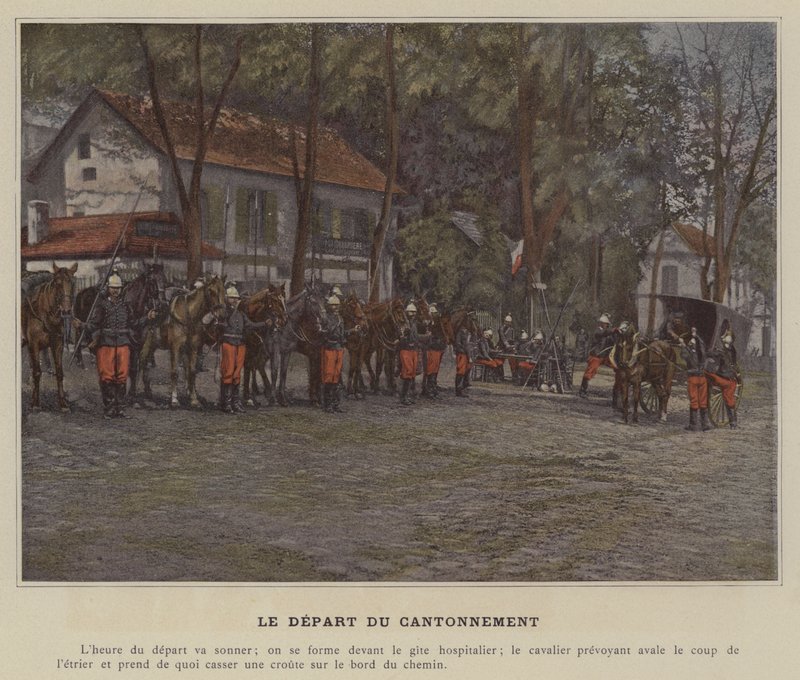 Leaving the Cantonment (farget bilde) av (after) French Photographer