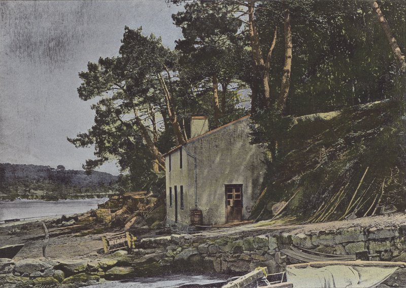 The Loch, ved Auray (farget bilde) av (after) French Photographer