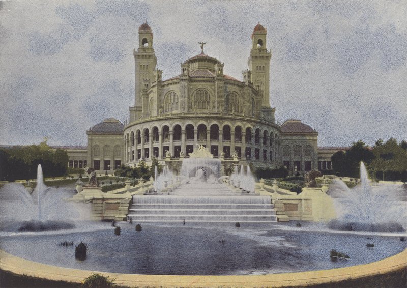 Paris, Le Trocadero (farget bilde) av (after) French Photographer