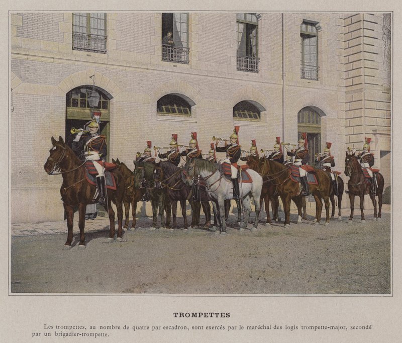 Trompettes (farget bilde) av (after) French Photographer