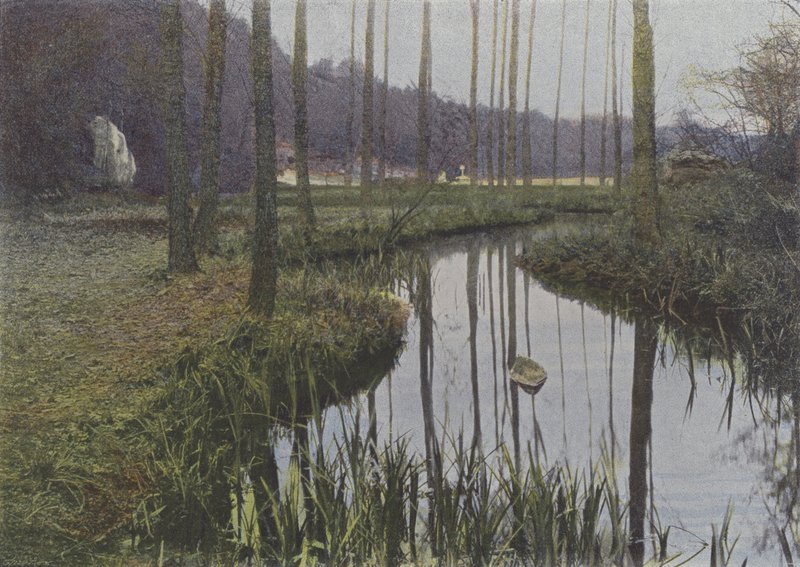 Vaux de Cernay, Le Ruisseau (farget bilde) av (after) French Photographer