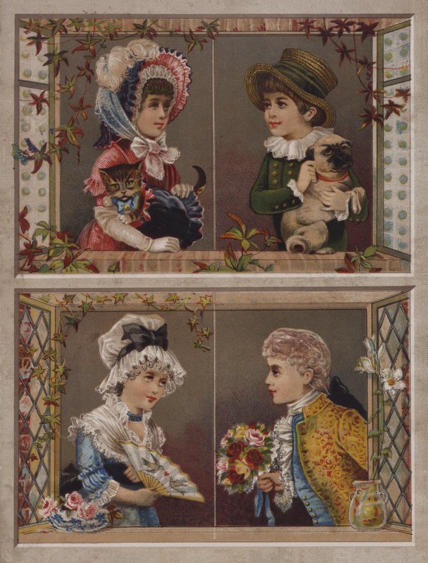 1700-talls kostyme av American School