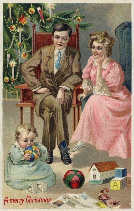Par med baby til jul av American School