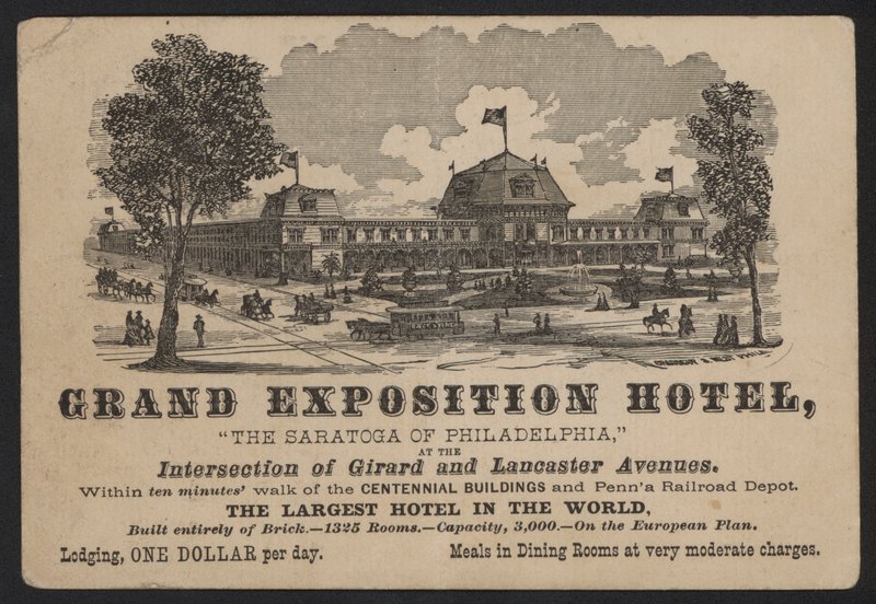Grand Exposition Hotel, Philadelphia av American School