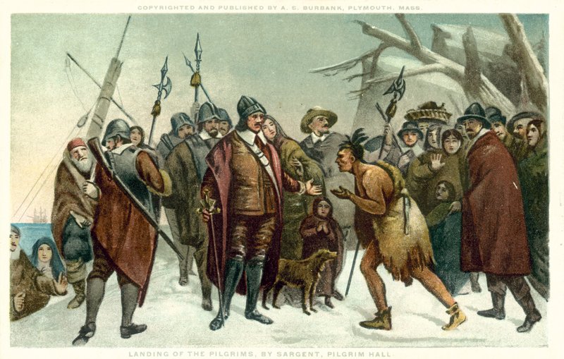 Pilgrimsfedrenes landing av American School