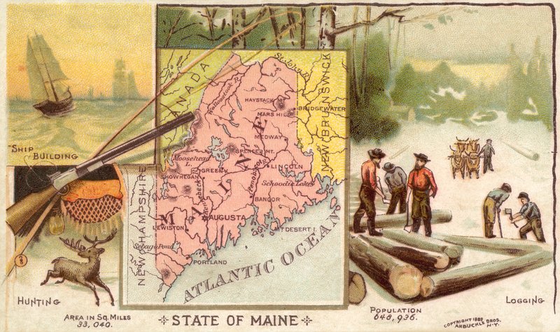 Maine, USA av American School