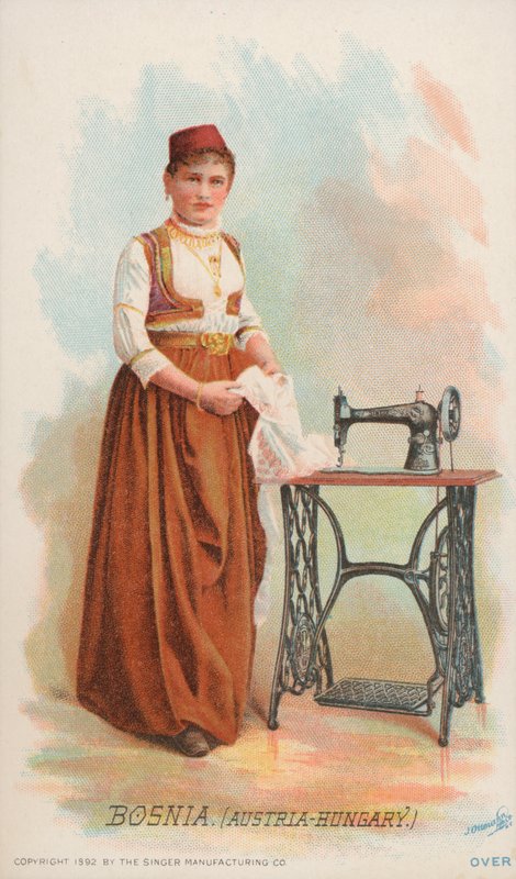 Symaskin, Bosnia, Østerrike-Ungarn av American School