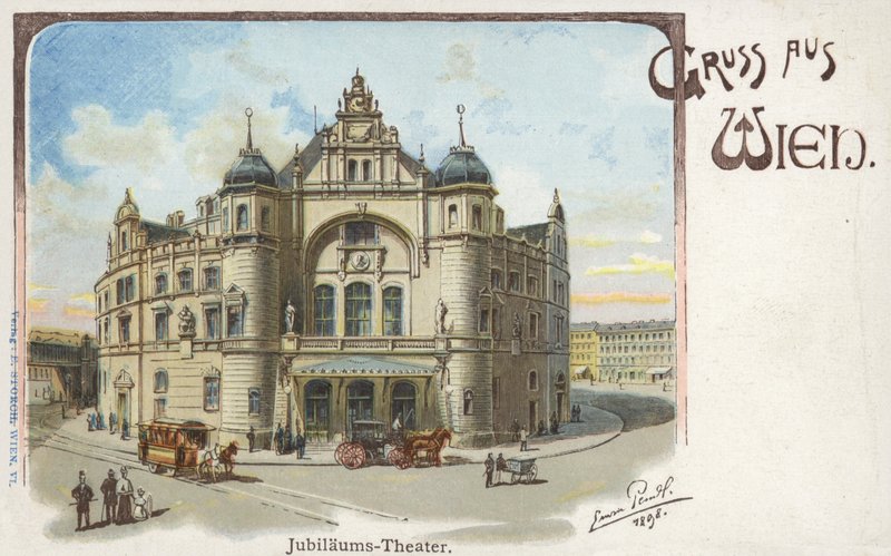 Emperors Jubilee Civic Theatre, Wien av Austrian School
