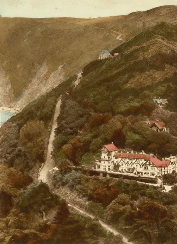 Lynmouth, Countisbury Hill av English Photographer