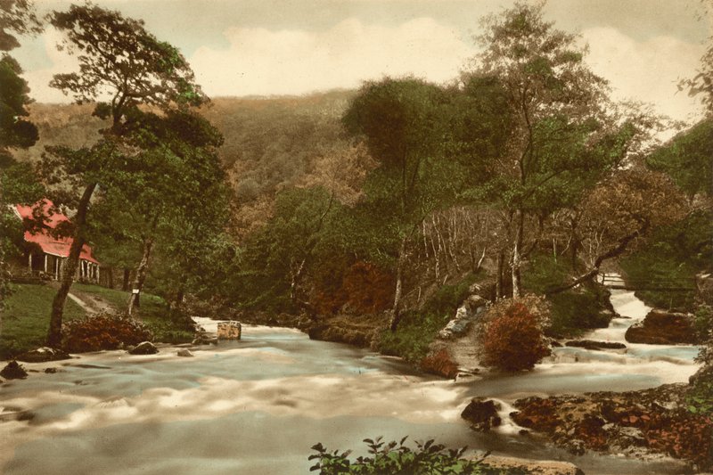 Lynmouth, Watersmeet av English Photographer