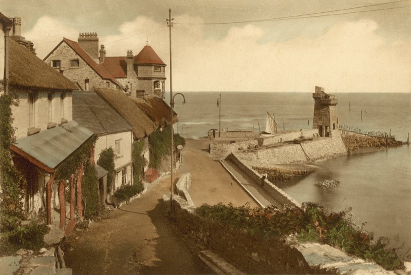 Lynmouth fra Mars Hill av English Photographer