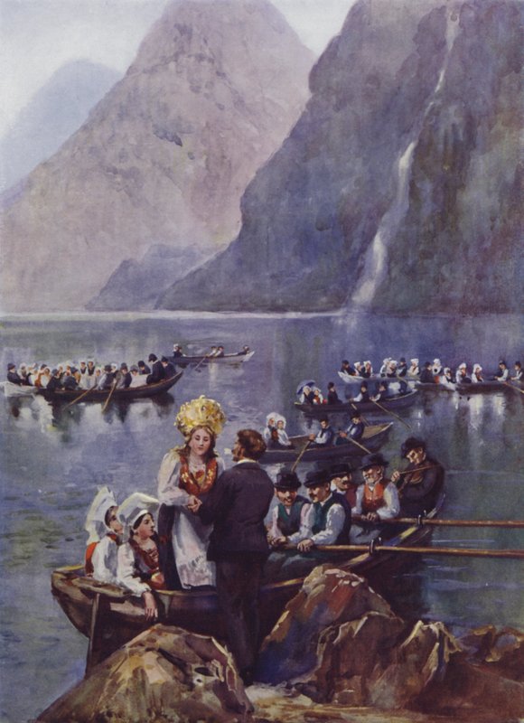 En bryllupsprosesjon, Norge av English School