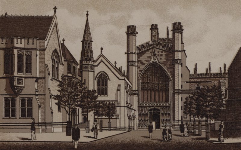 Chester katedral, vestfronten av English School