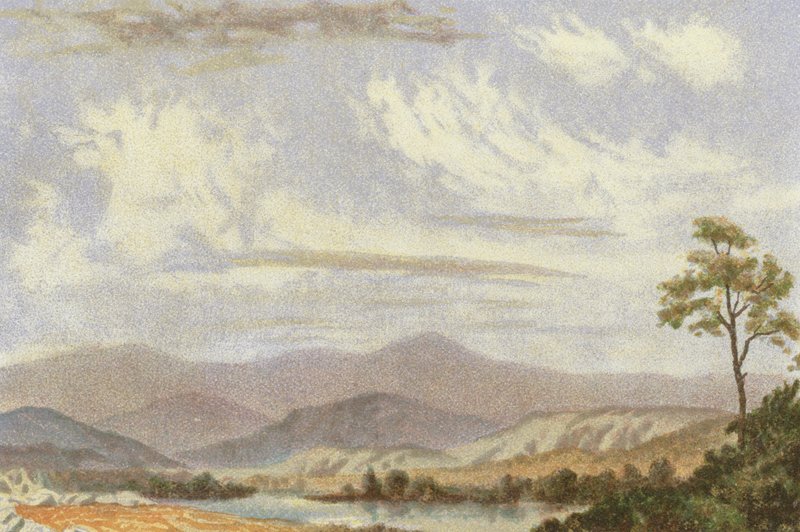 Skyer, Cirrus med Stratus Lenticularis av English School