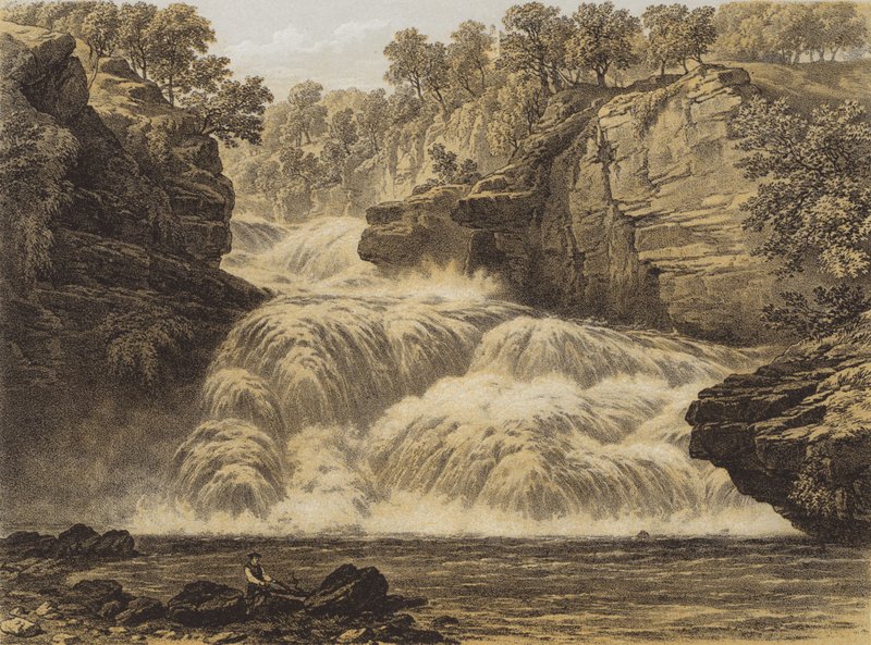 Cora Linn, Falls of the Clyde av English School