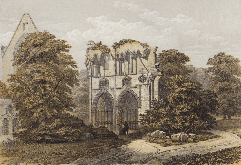 Dryburgh Abbey av English School