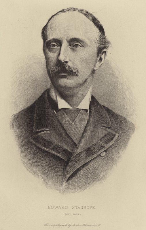 Edward Stanhope, død 1893 av English School