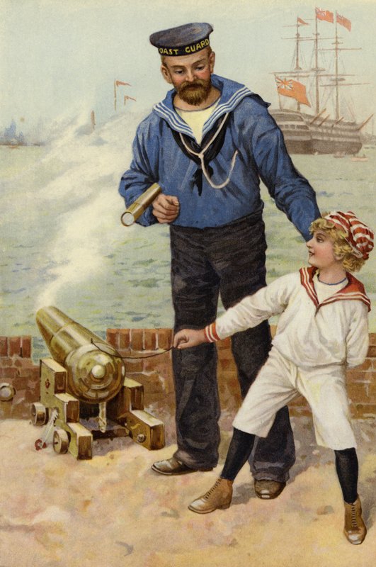 Hans første skudd av English School