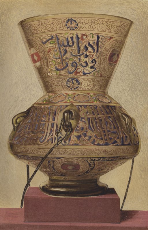 Lampe for en moske, arabisk, 1300-tallet av English School