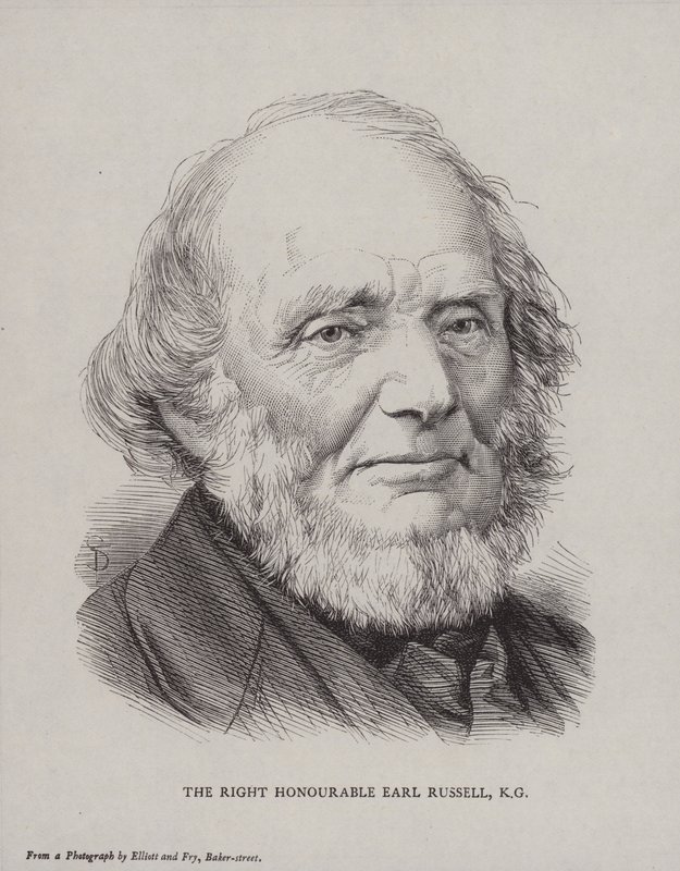 Lord John Russell, 1st Earl Russell, britisk liberal politiker og statsminister av English School