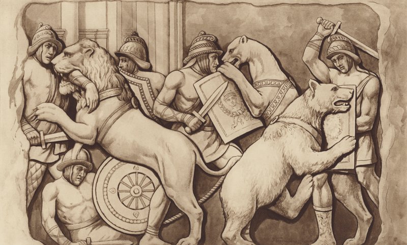romerske gladiatorer av English School