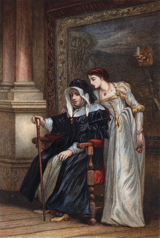 Shakespeare, Romeo og Julie, akt II, scene 5 av English School