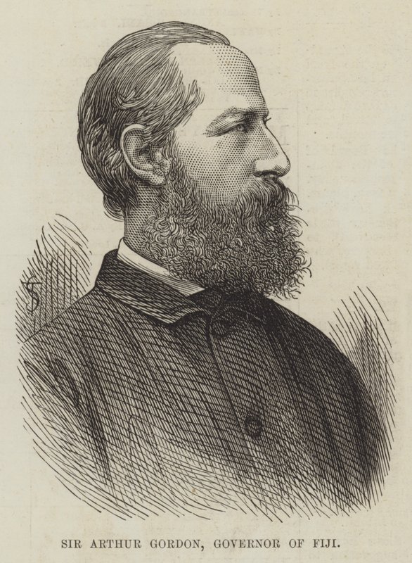 Sir Arthur Gordon, guvernør i Fiji av English School