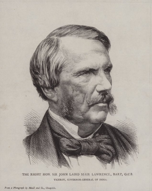 Sir John Laird Mair Lawrence, visekonge og generalguvernør i India av English School