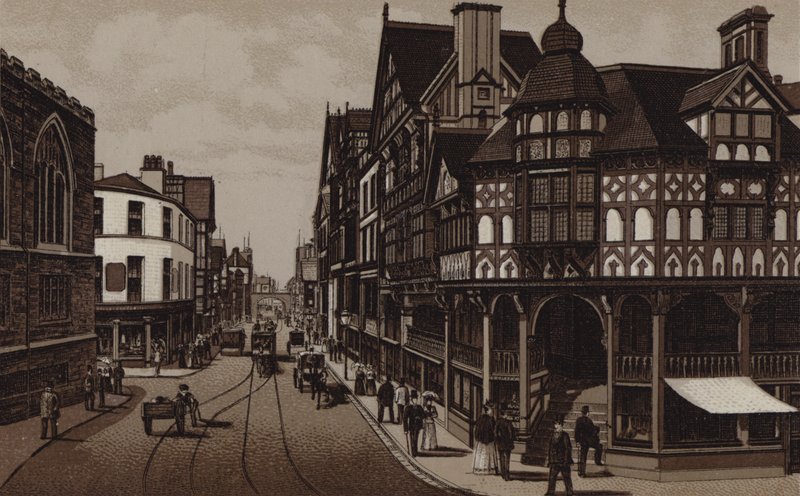 The Cross og Eastgate Street av English School