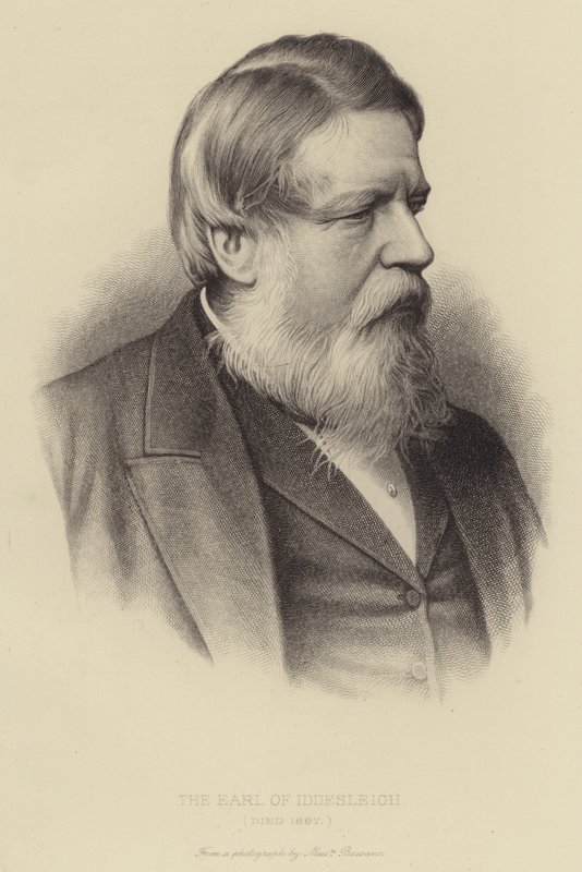 Jarlen av Iddesleigh, døde 1887 av English School