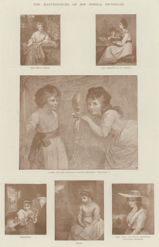 Mesterverkene til Sir Joshua Reynolds av English School