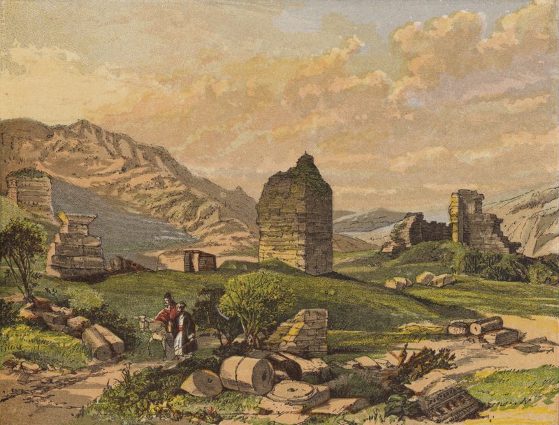 Ruinene av Diana-tempelet, Efesos av English School