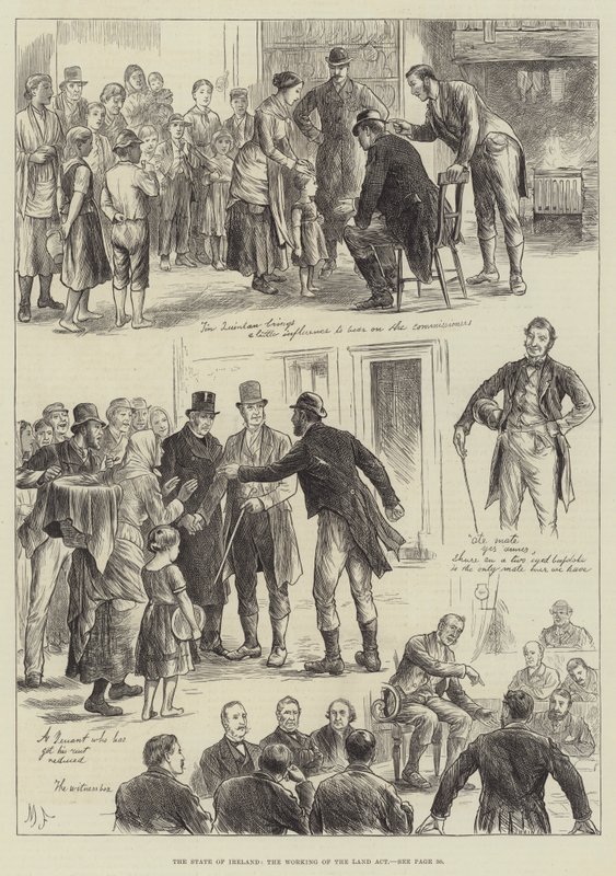 The State of Ireland, the Working of the Land Act av English School