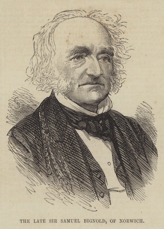Avdøde Sir Samuel Bignold fra Norwich av English School