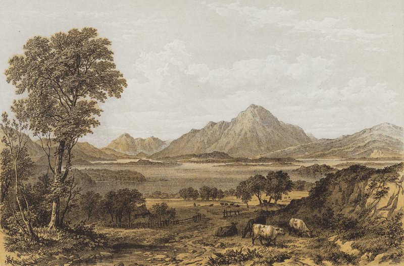 Utsikt over Loch Lomond fra sør av English School