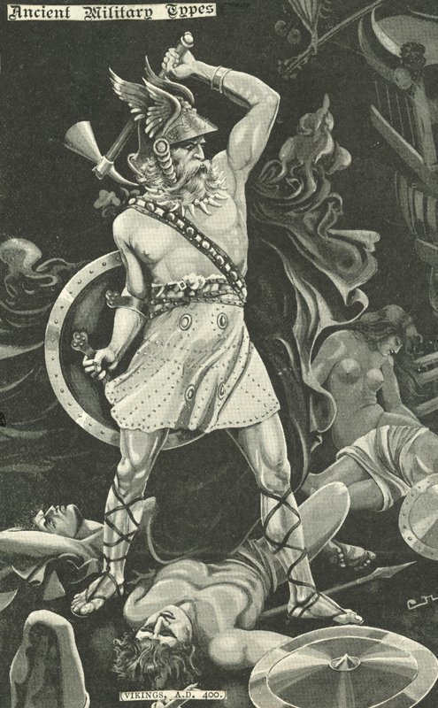 Vikinger, 400 e.Kr av English School