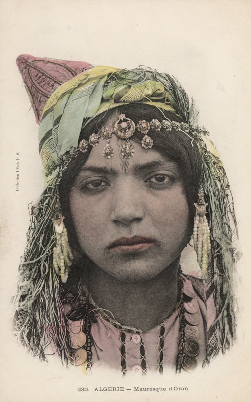 En maurisk jente fra Oran av French Photographer