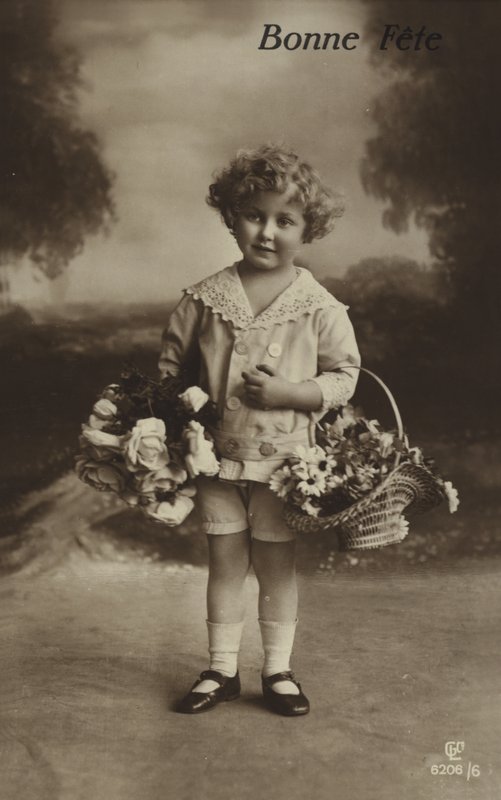 Bursdagskort med liten gutt av French Photographer