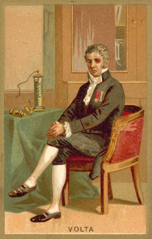 Alessandro Volta , italiensk fysiker av French School