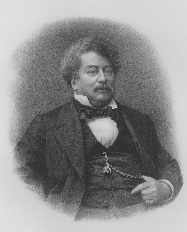 Alexandre Dumas av French School