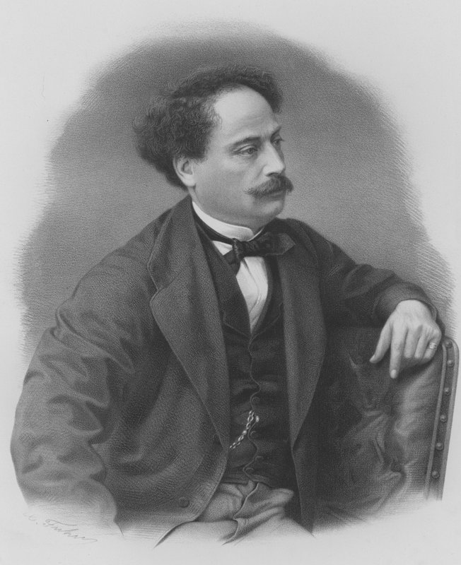 Alexandre Dumas sønn av French School