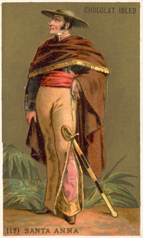 Antonio Lopez de Santa Anna , meksikansk politiker og general av French School