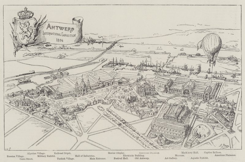 Antwerpen internasjonale utstilling, 1894 av French School