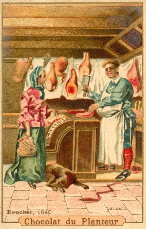 Slakter, 1640 av French School