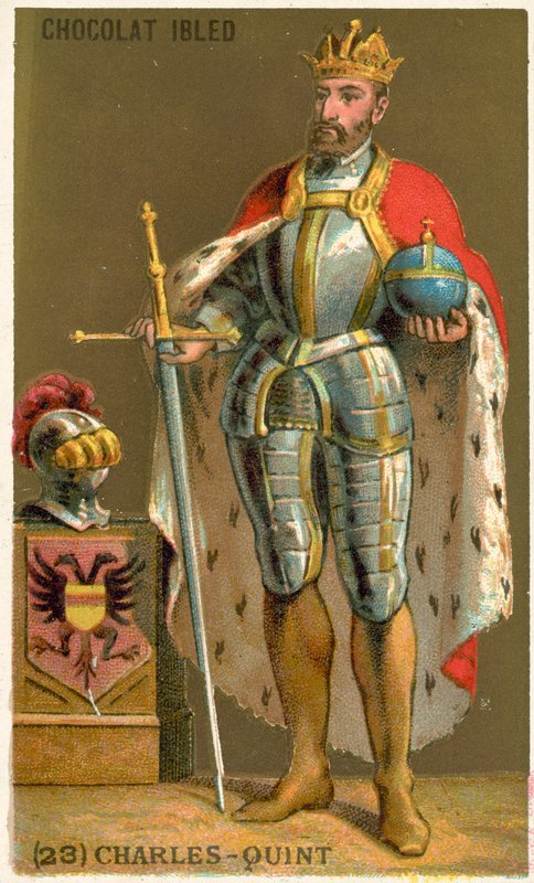Charles V, den hellige romerske keiseren av French School