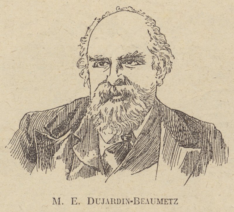 Etienne Dujardin-Beaumetz , fransk kunstner og politiker av French School