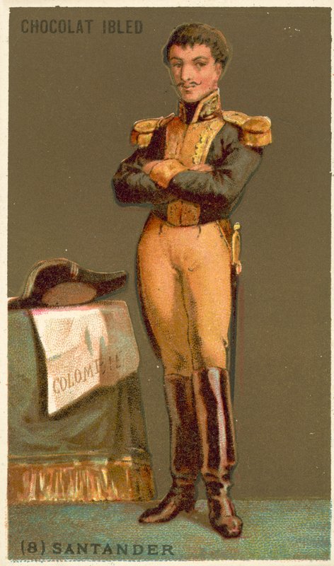 Francisco de Paula Santander , colombiansk soldat og politiker av French School